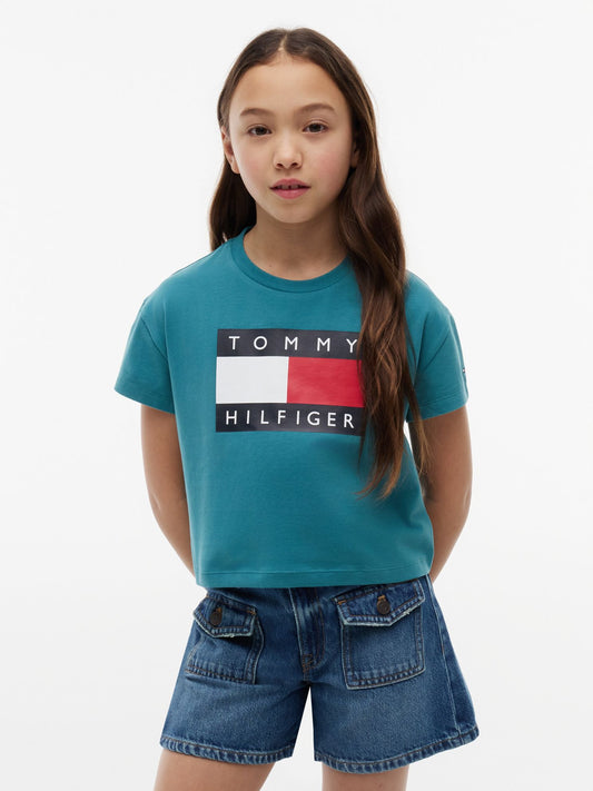 Tommy Hilfiger Kids' Flag Graphic T-Shirt