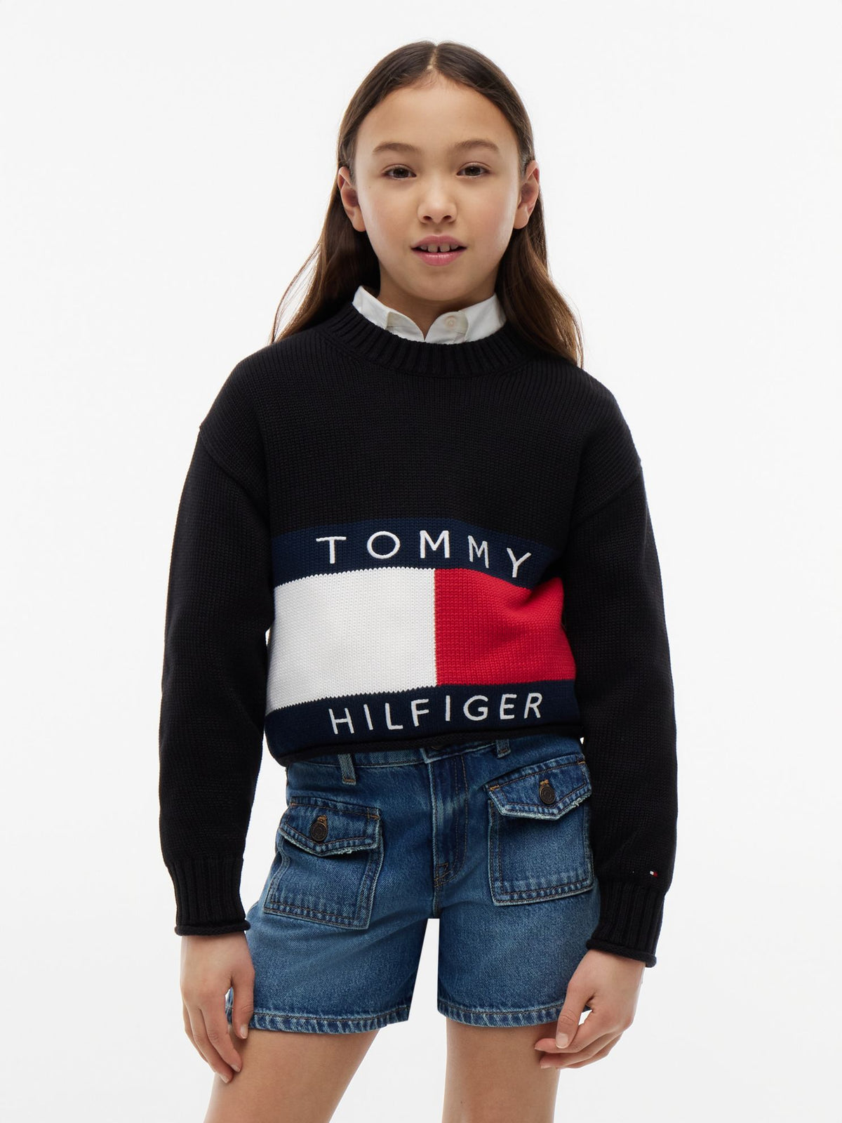 Tommy Hilfiger Kids' Flag Logo Sweater