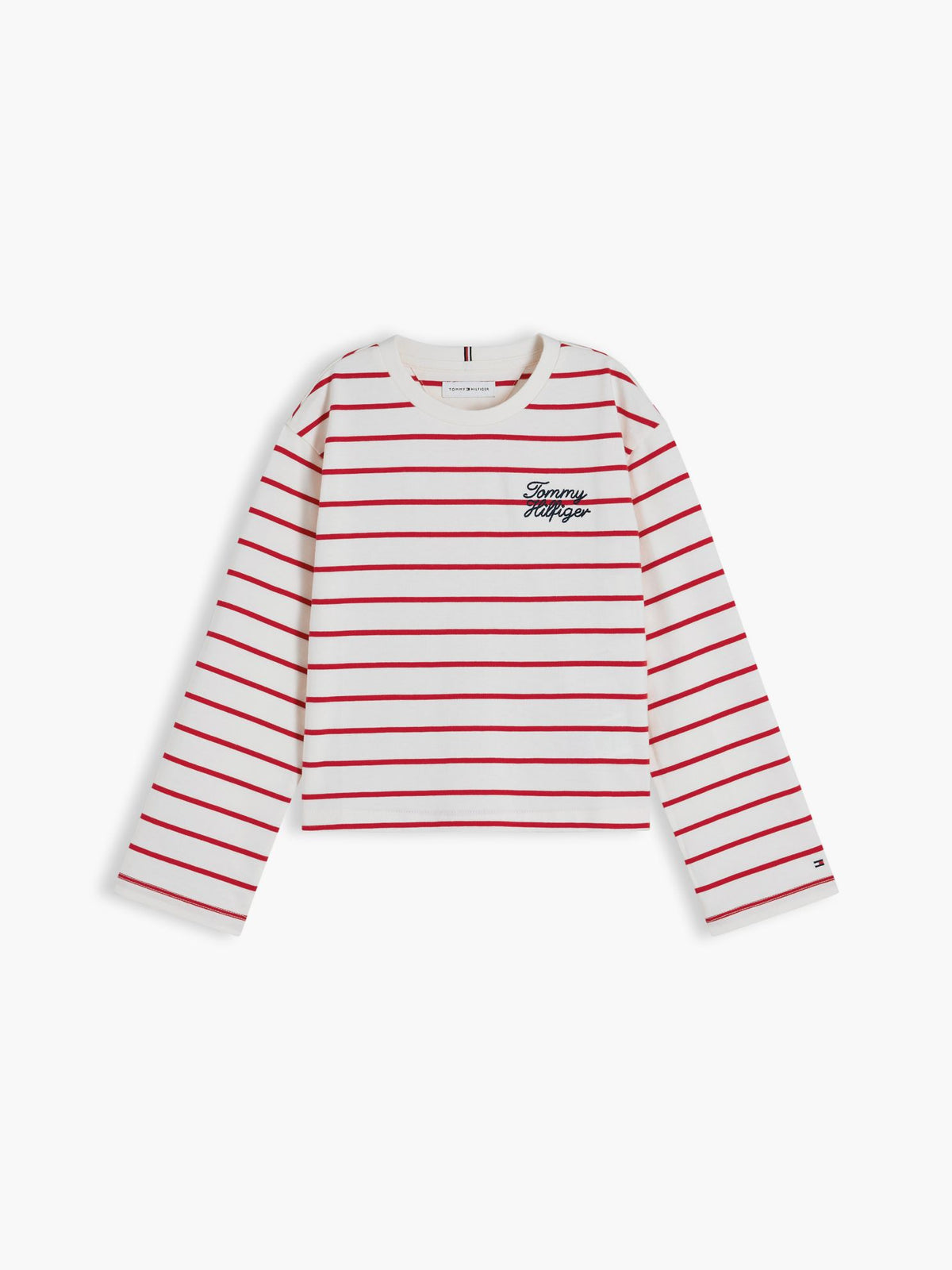 Tommy Hilfiger Kids' Tommy Logo Striped T-Shirt