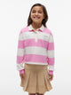 Pink Daisy Stripes