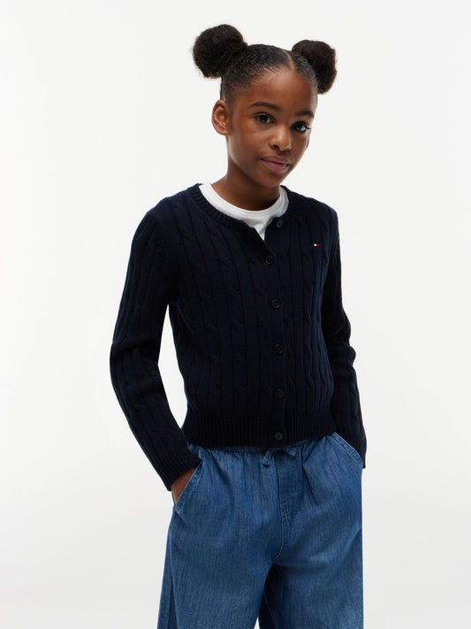 Tommy Hilfiger Kids' Cable Knit Cardigan
