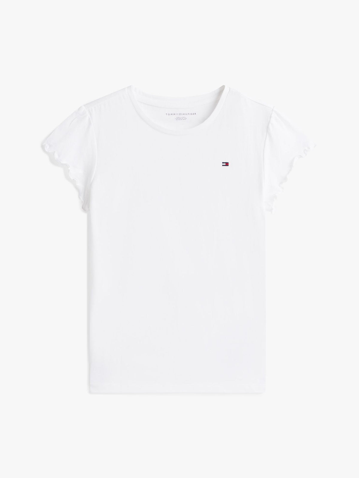 Tommy Hilfiger Kids' Lettuce-Trim Sleeve T-Shirt