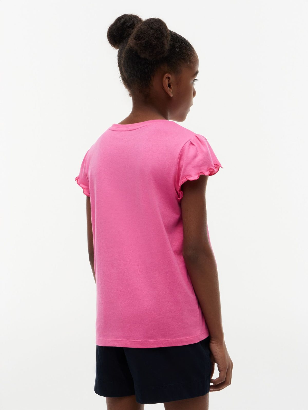 Tommy Hilfiger Kids' Lettuce-Trim Sleeve T-Shirt