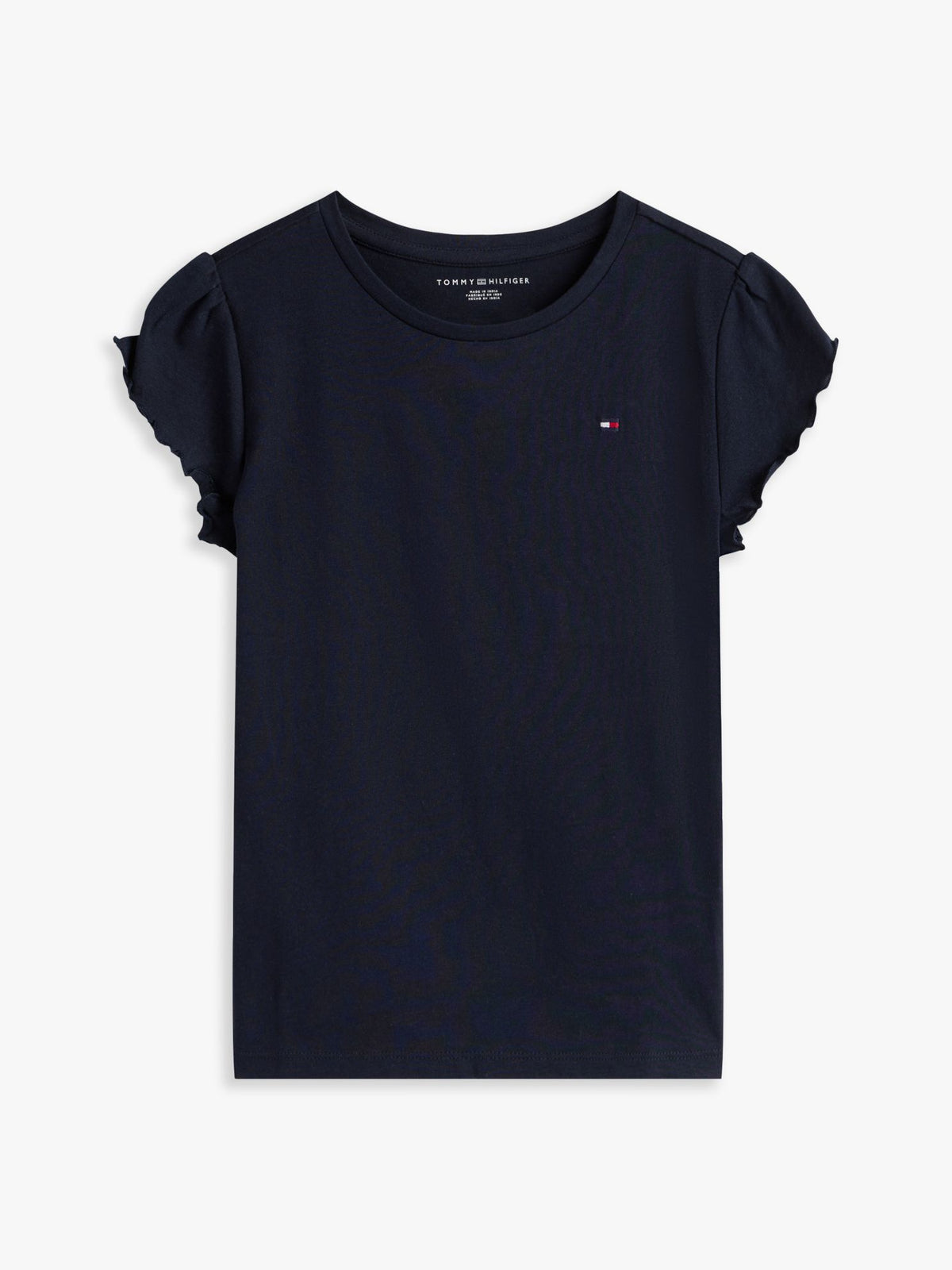 Tommy Hilfiger Kids' Lettuce-Trim Sleeve T-Shirt