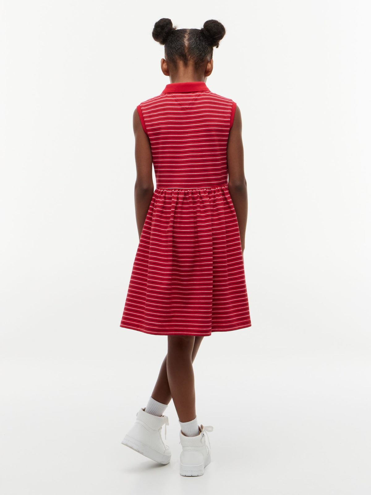Tommy Hilfiger Kids' Striped Sleeveless Polo Dress