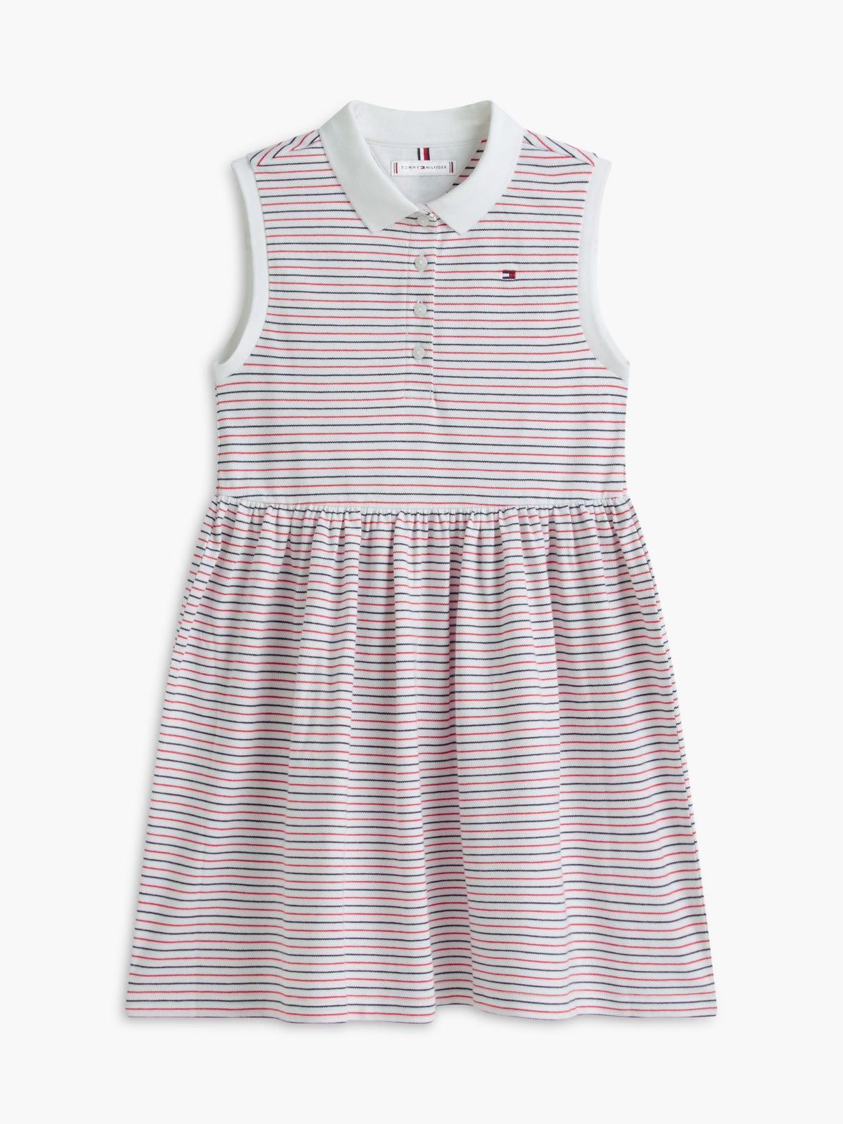 Tommy Hilfiger Kids' Striped Sleeveless Polo Dress
