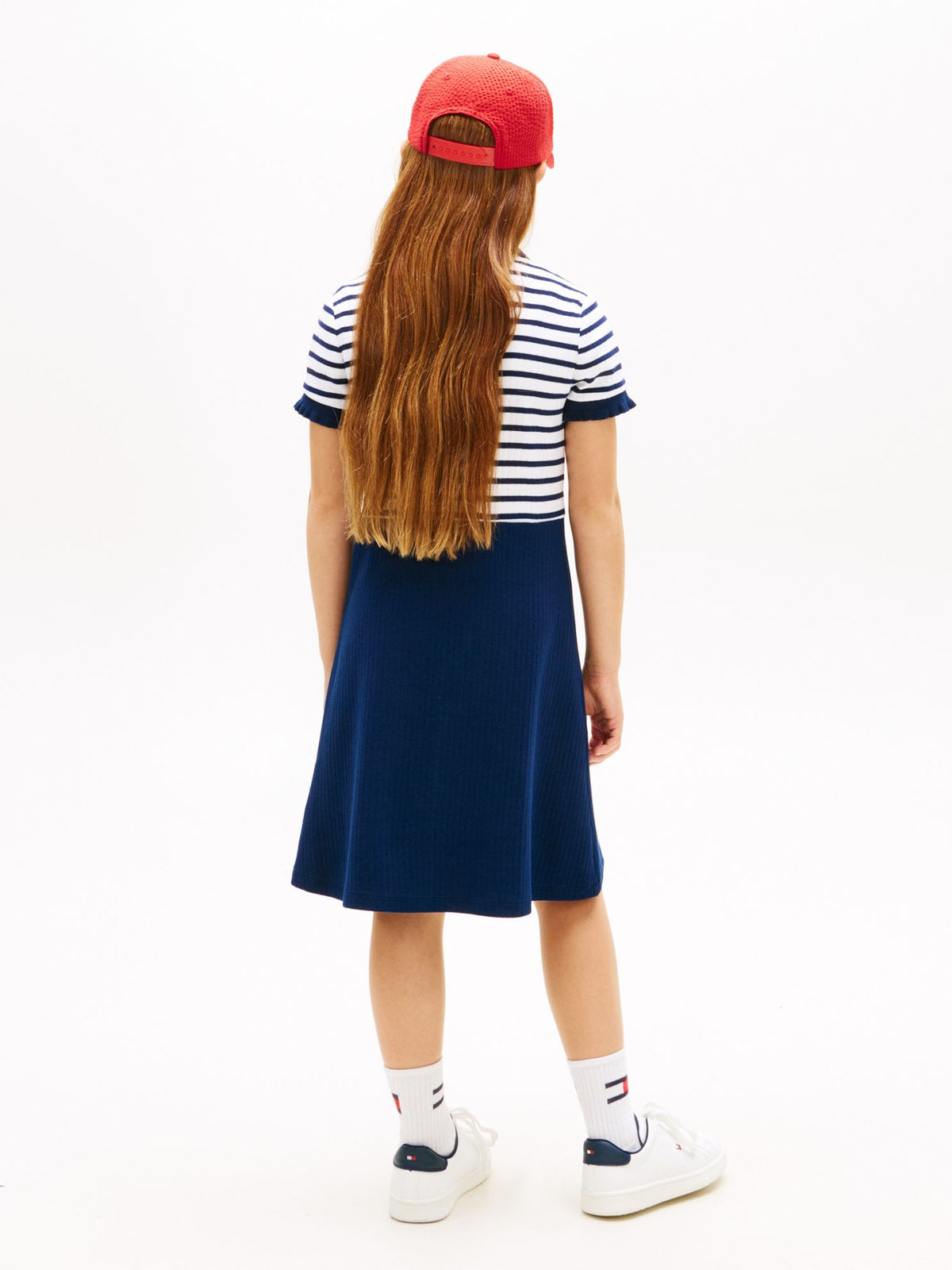 Tommy Hilfiger Kids' Stretch Polo Skater Dress
