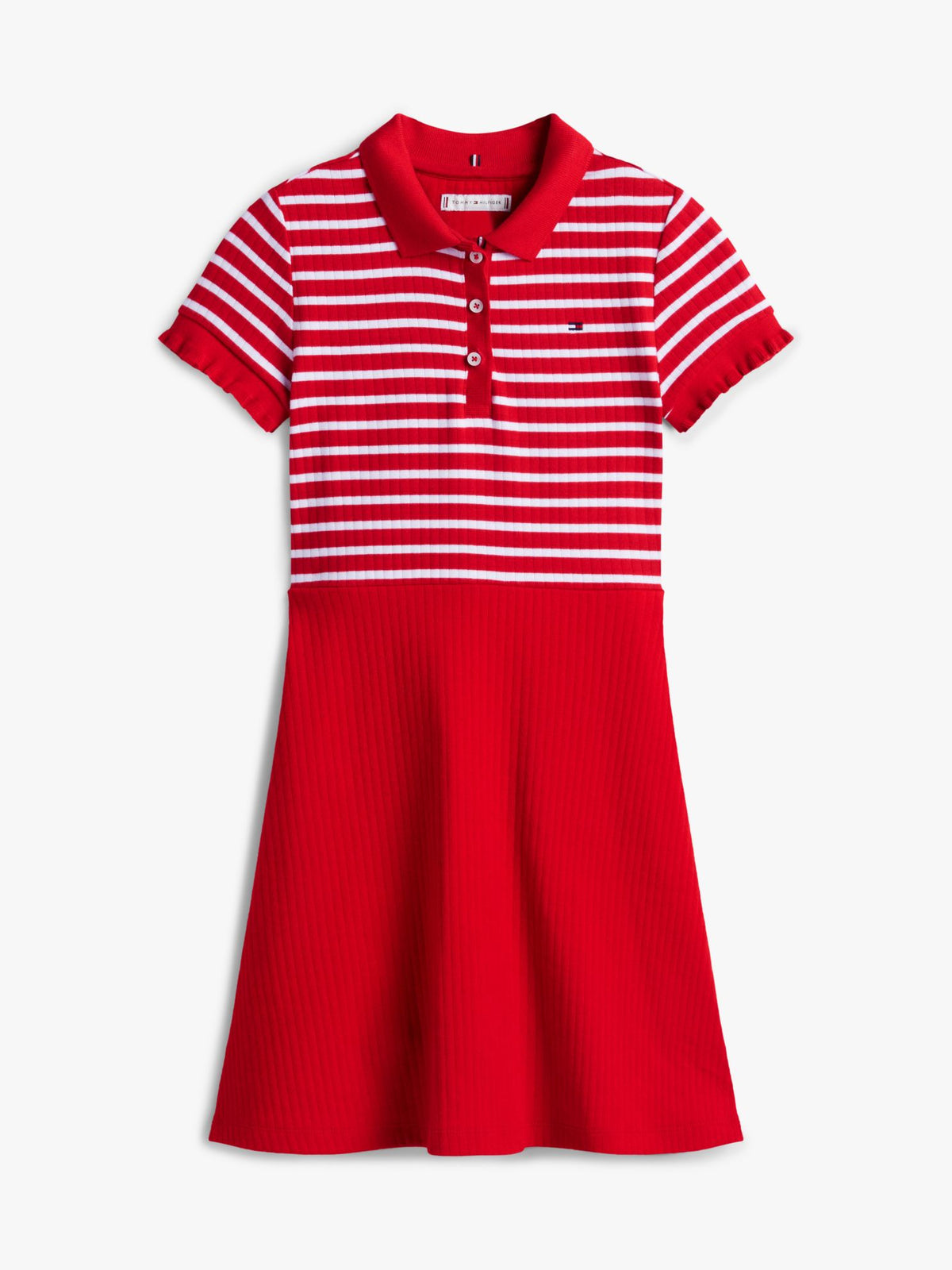 Tommy Hilfiger Kids' Stretch Polo Skater Dress