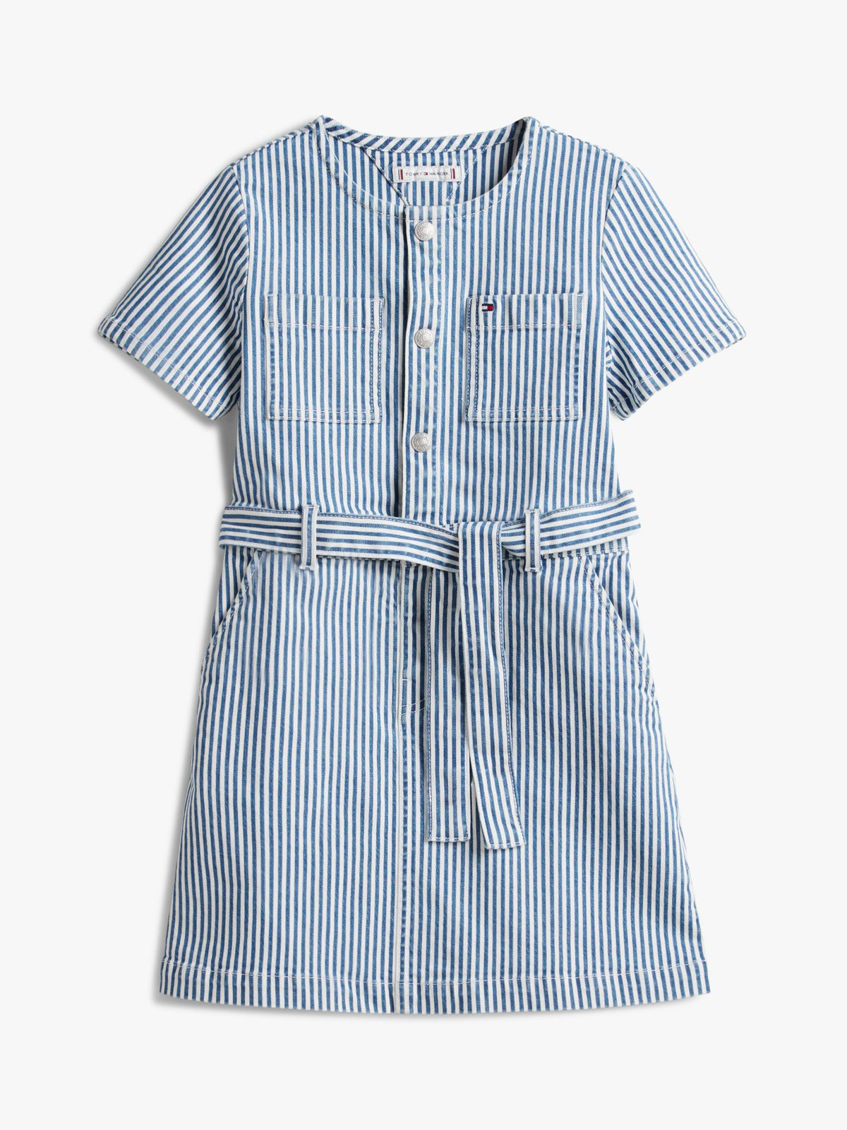 Tommy Hilfiger Kids' Striped Denim Dress