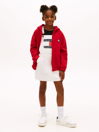 Tommy Hilfiger Kids' Hilfiger Badge Denim Overall Dress