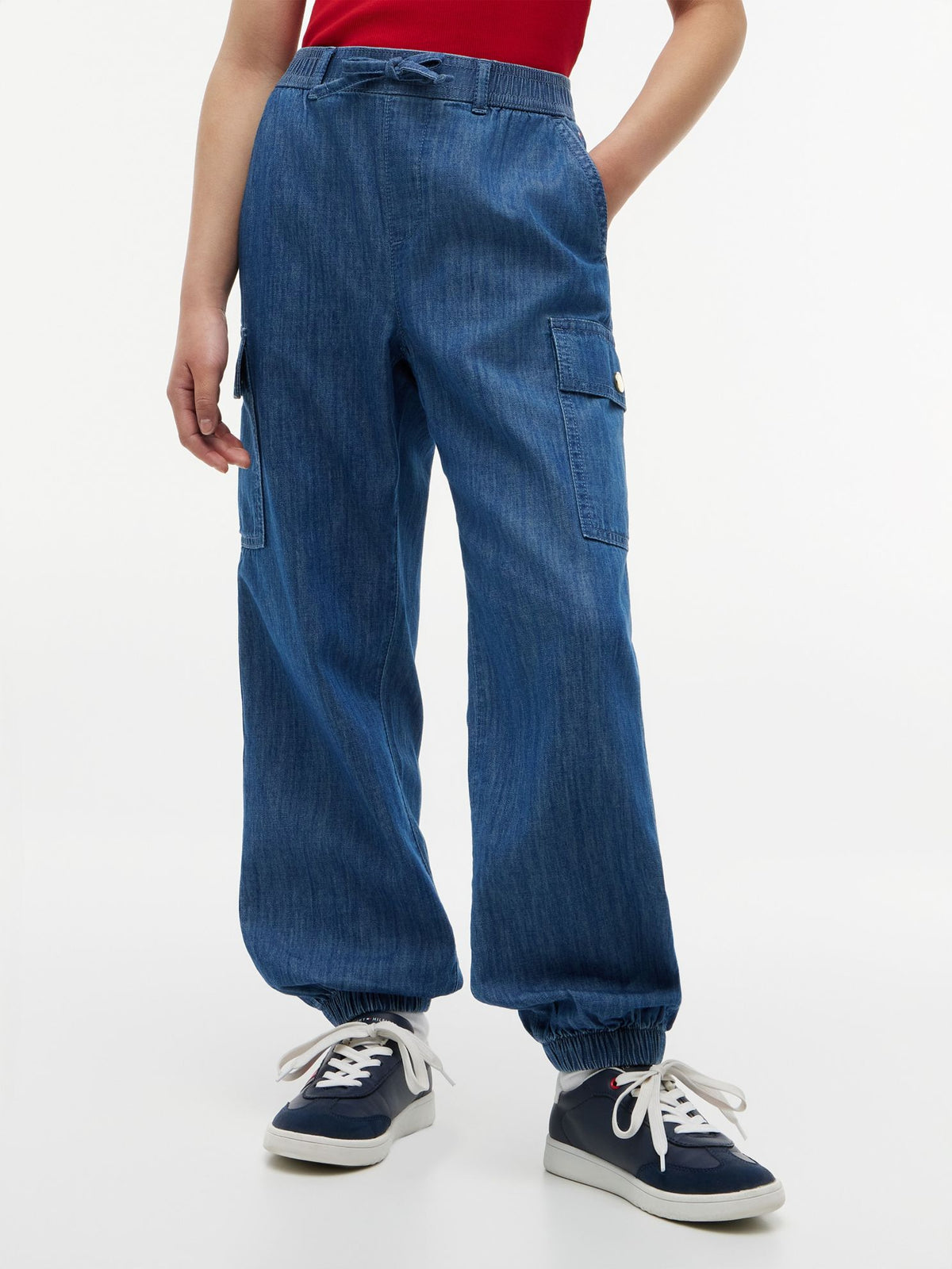 Tommy Hilfiger Kids' Stretch Chino Cargo Jogger