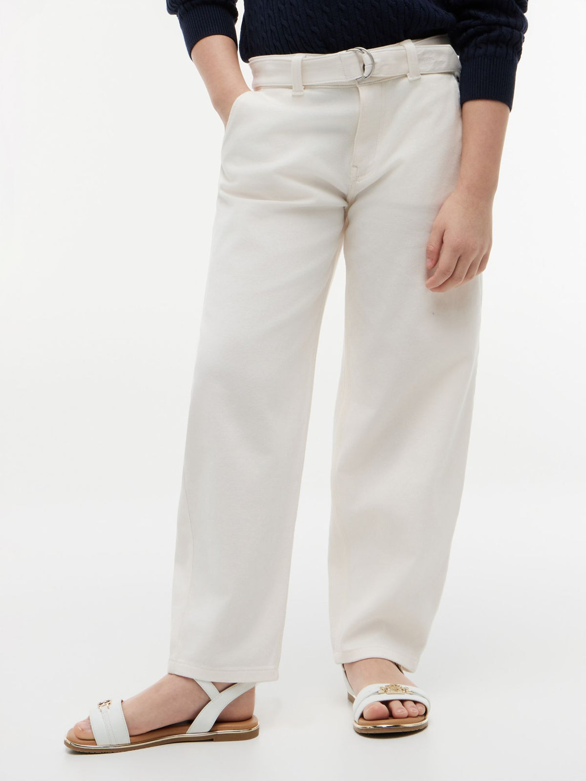 Tommy Hilfiger Kids' Belted Barrel Pant