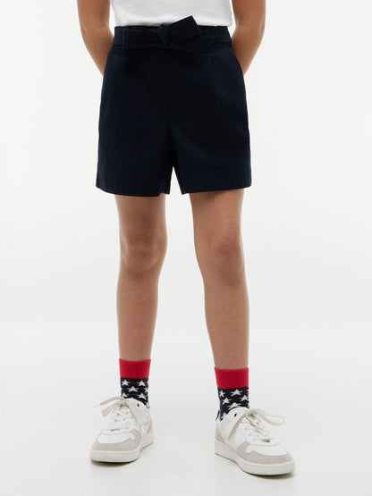 Tommy Hilfiger Kids' Belted Stretch Pull-On Short