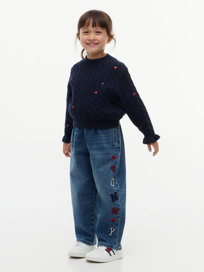 Tommy Hilfiger Kids' Tommy Stretch Pull-On Barrel Jean