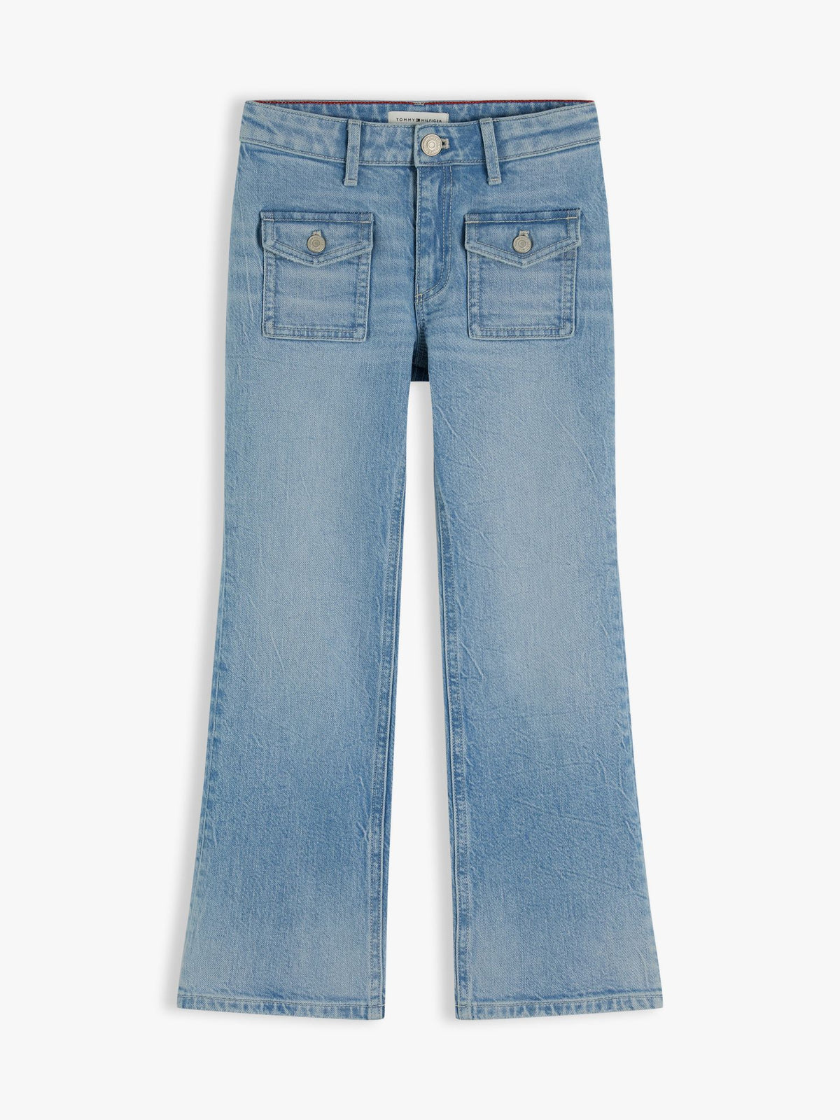 Tommy Hilfiger Kids' Patch Pocket Flared Jean