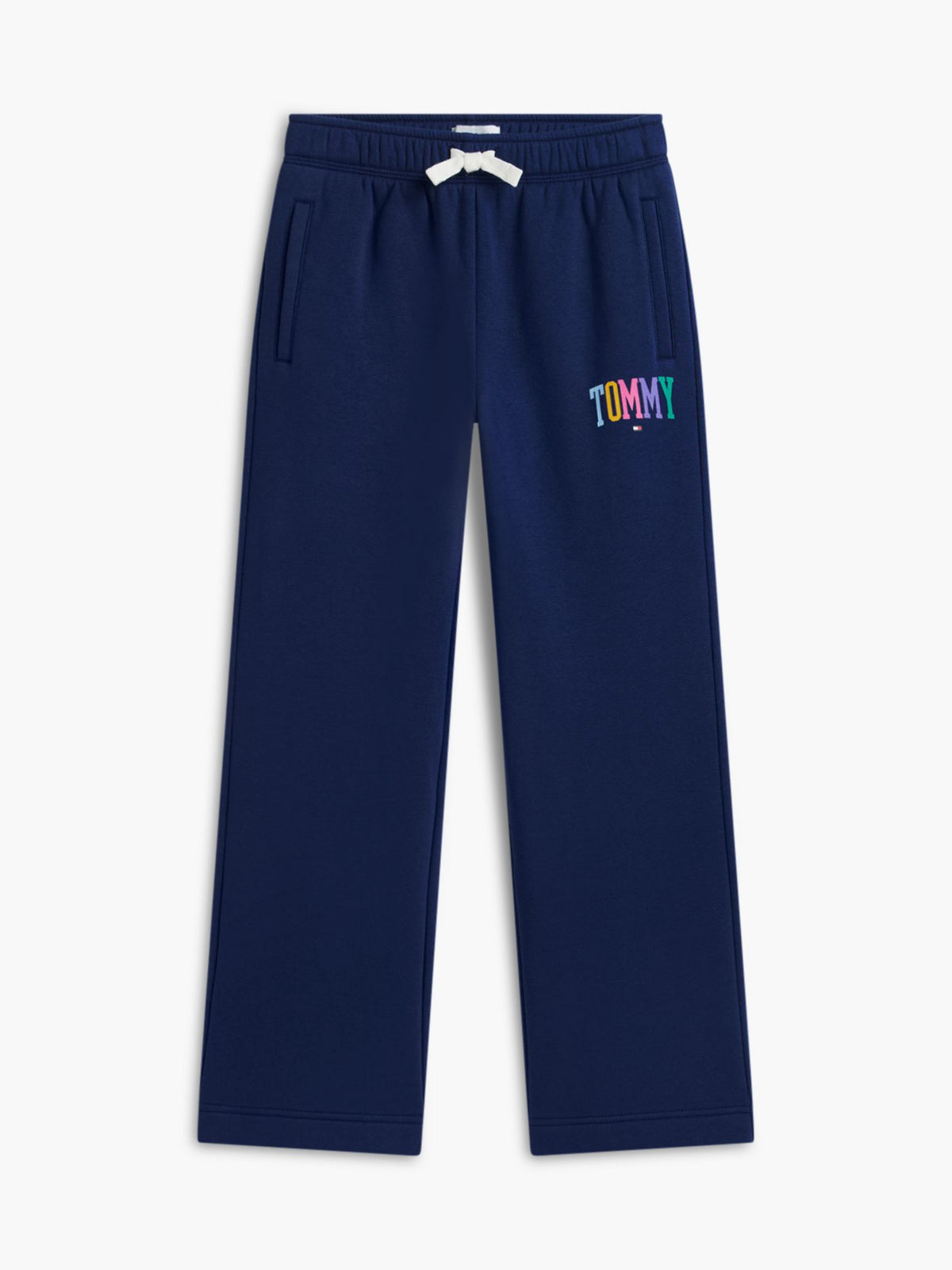 Tommy Hilfiger Kids' Collegiate Logo Wide Leg Sweatpant