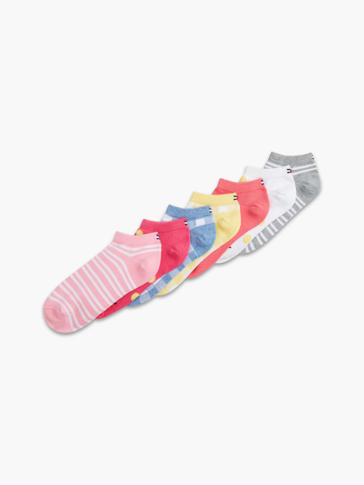 Tommy Hilfiger Kids' Variety Mix Ankle Sock 7-Pack