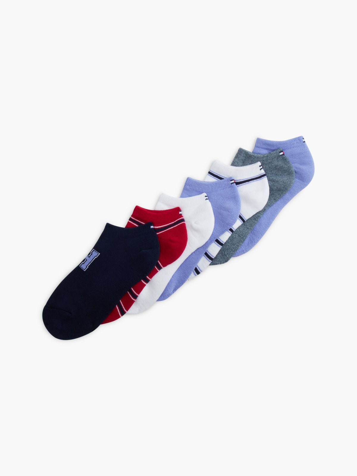 Tommy Hilfiger Kids' Mix Sport Ankle Sock 7-Pack