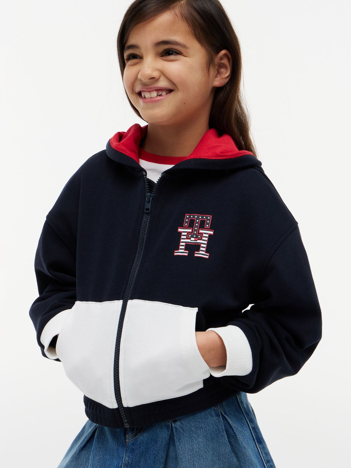 Tommy Hilfiger Kids' Star & Stripe Monogram Hoodie