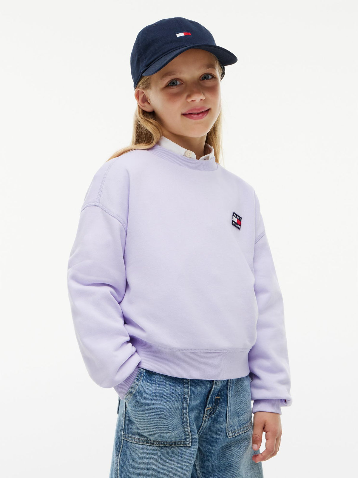 Tommy Hilfiger Kids' Flag Badge Logo Sweatshirt