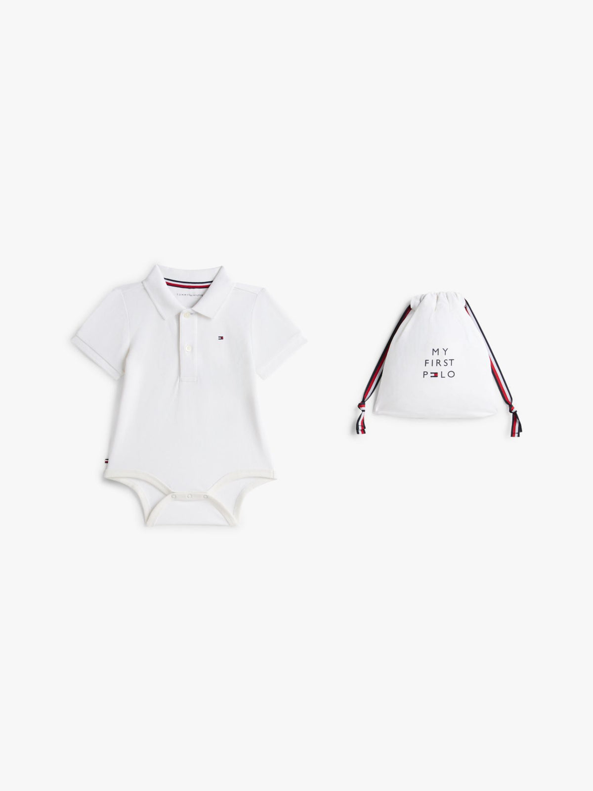 Tommy Hilfiger Babies' Polo Onesie and Gift Bag