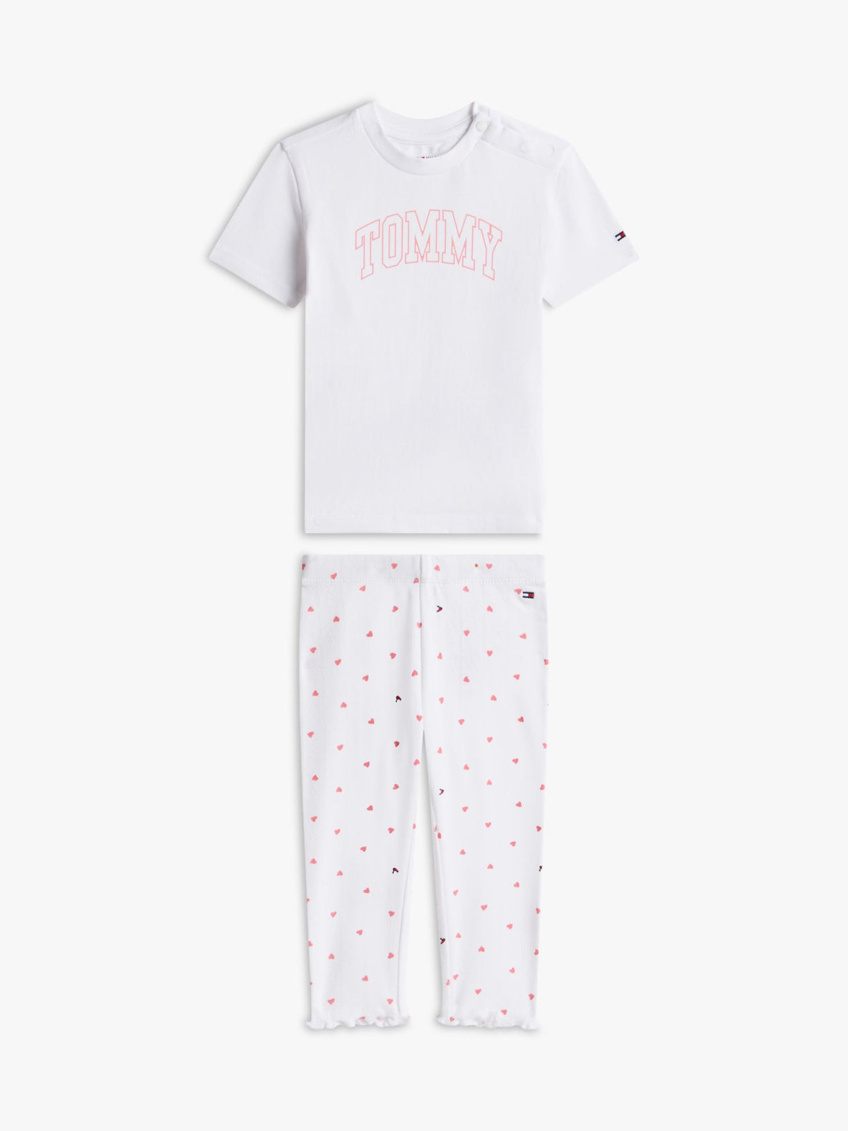 Tommy Hilfiger Babies' T-Shirt & Pointelle Legging Set