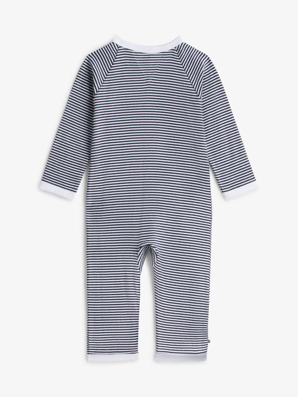 Tommy Hilfiger Babies' Stripe Ribbed Footie Coverall