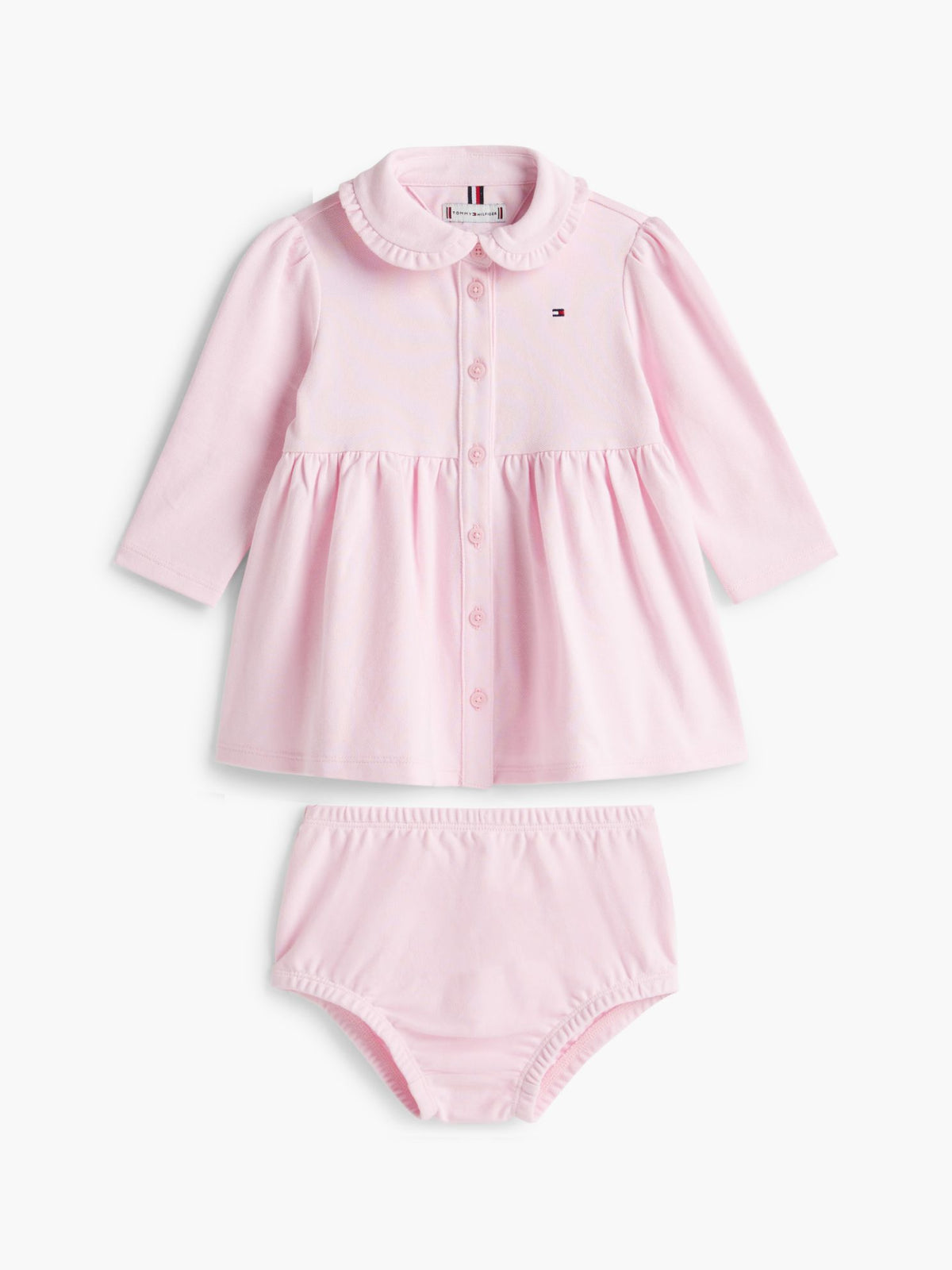 Tommy Hilfiger Babies' Long-Sleeve Stretch Polo Dress