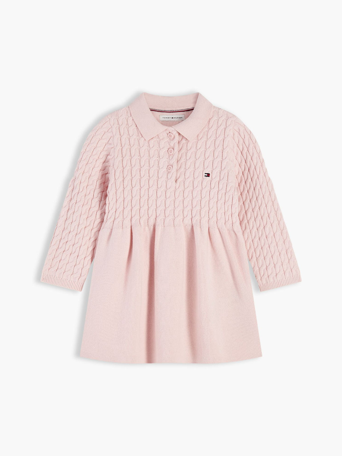 Tommy Hilfiger Babies' Cable Knit Sweater Dress